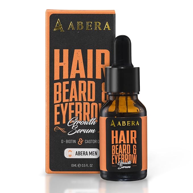 ABERA Men Hair, Beard, Eyebrown Growth Serum