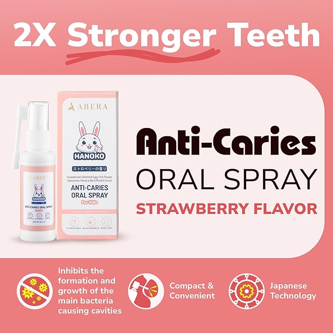 ABERA Hanoko Anticaries Oral Spray For Children 1.35 fl Oz
