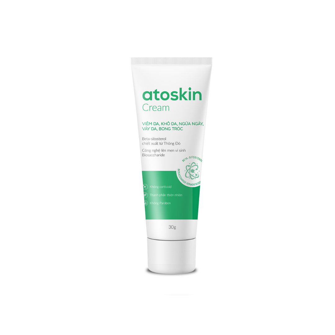 FALL SALE 50% - Atoskin Cream, Eczema Cream, Soothing Lotion for Psoriasis, Folliculitis (1.01 Oz)