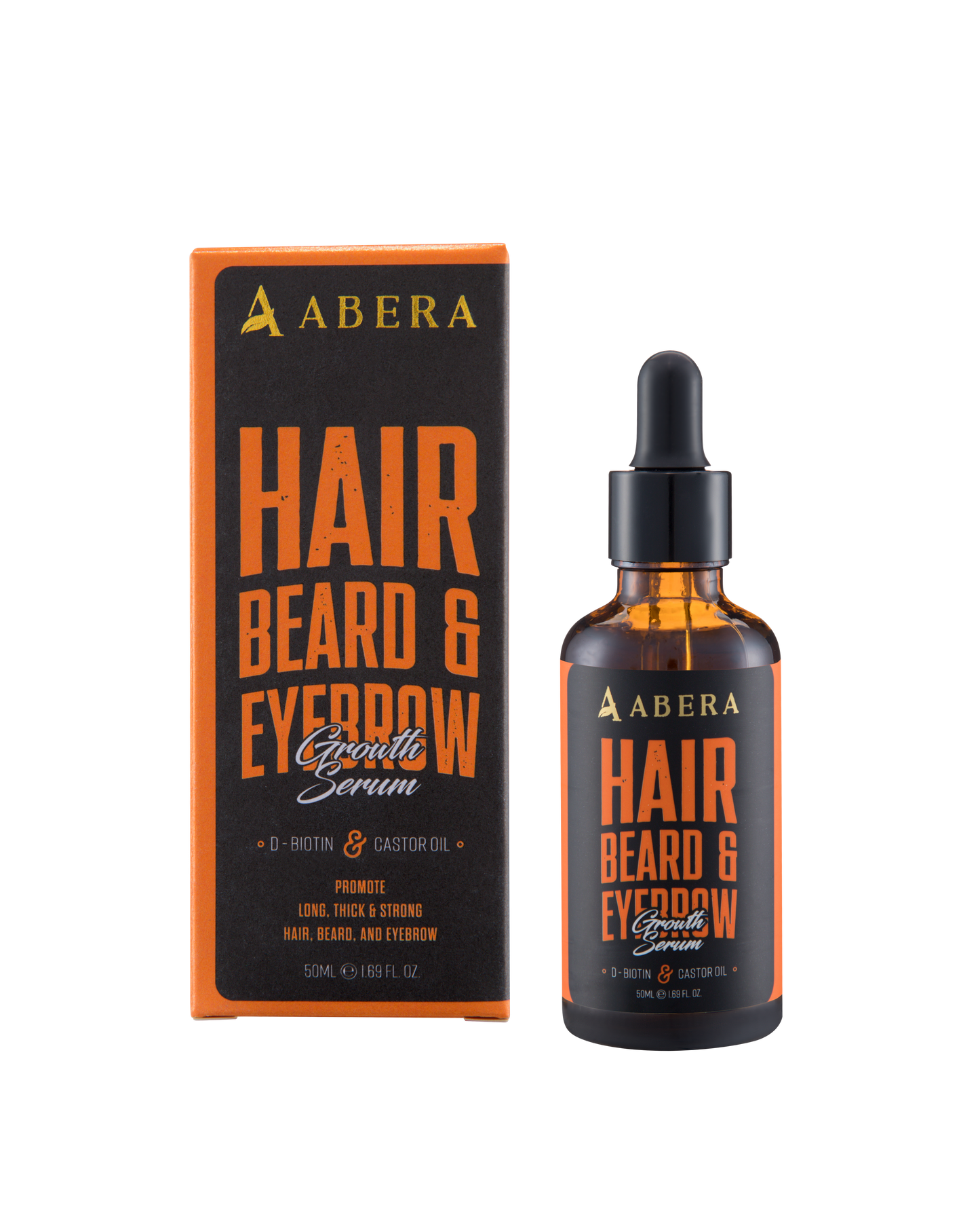 ABERA Men Hair, Beard, Eyebrown Growth Serum 50ml