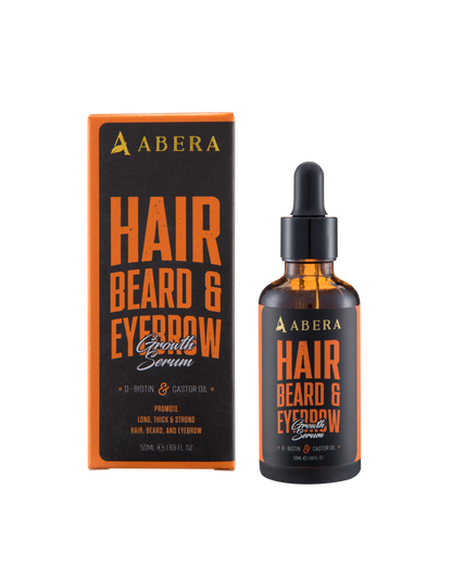 ABERA Men Hair, Beard, Eyebrown Growth Serum 50ml