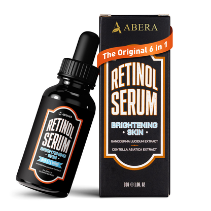 ABERA Men 6-in-1 Retinol Serum for Face 1.06 Fl Oz