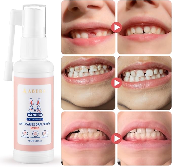 ABERA Hanoko Anticaries Oral Spray For Children 1.35 fl Oz