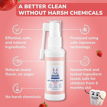 ABERA Hanoko Anticaries Oral Spray For Children 1.35 fl Oz