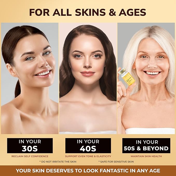 ABERA Gold Anti-Wrinkle Serum (0.23 Fl.Oz) - Pack of 3