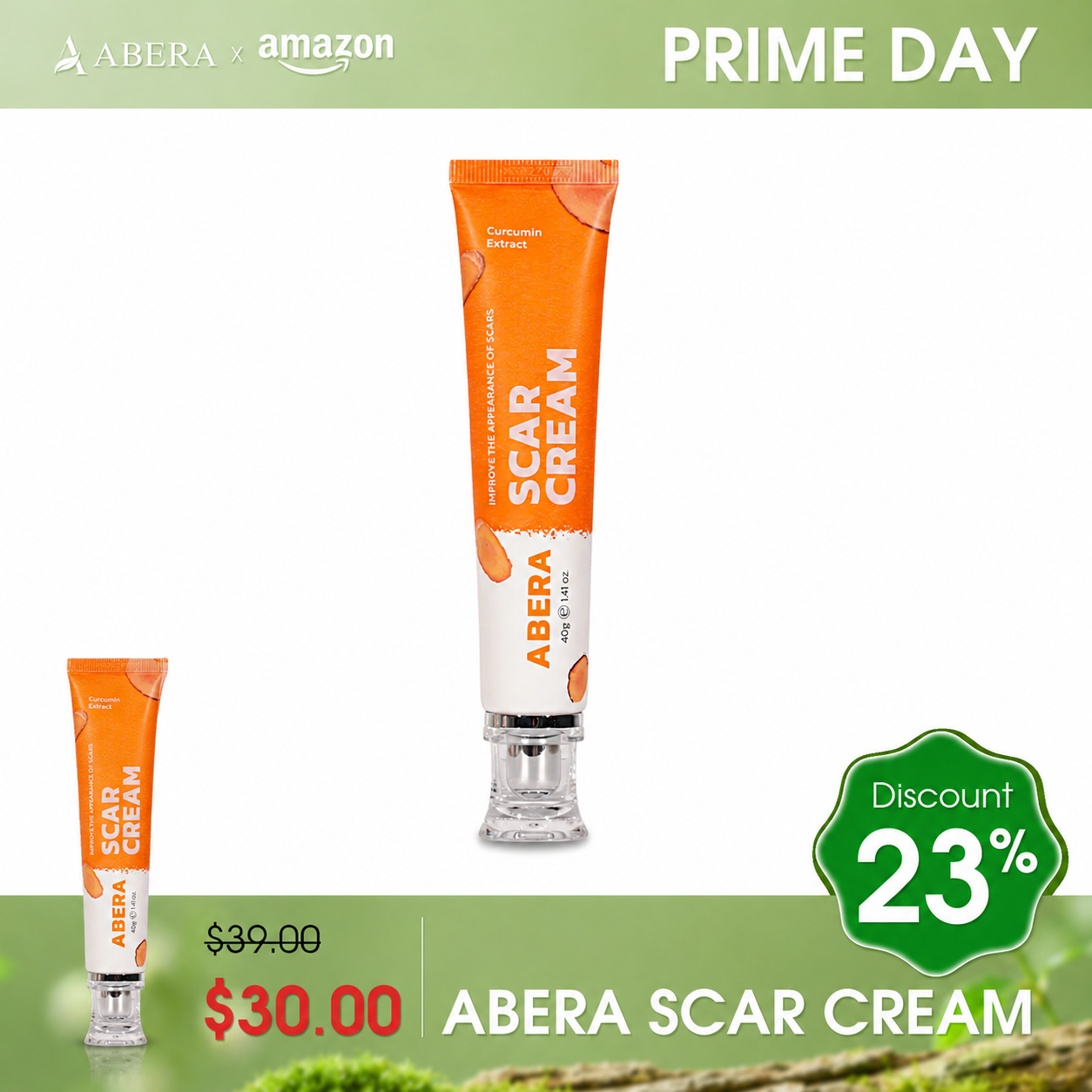 ABERA Red Turmeric Scar Removal Cream (Premium Version) 40ml
