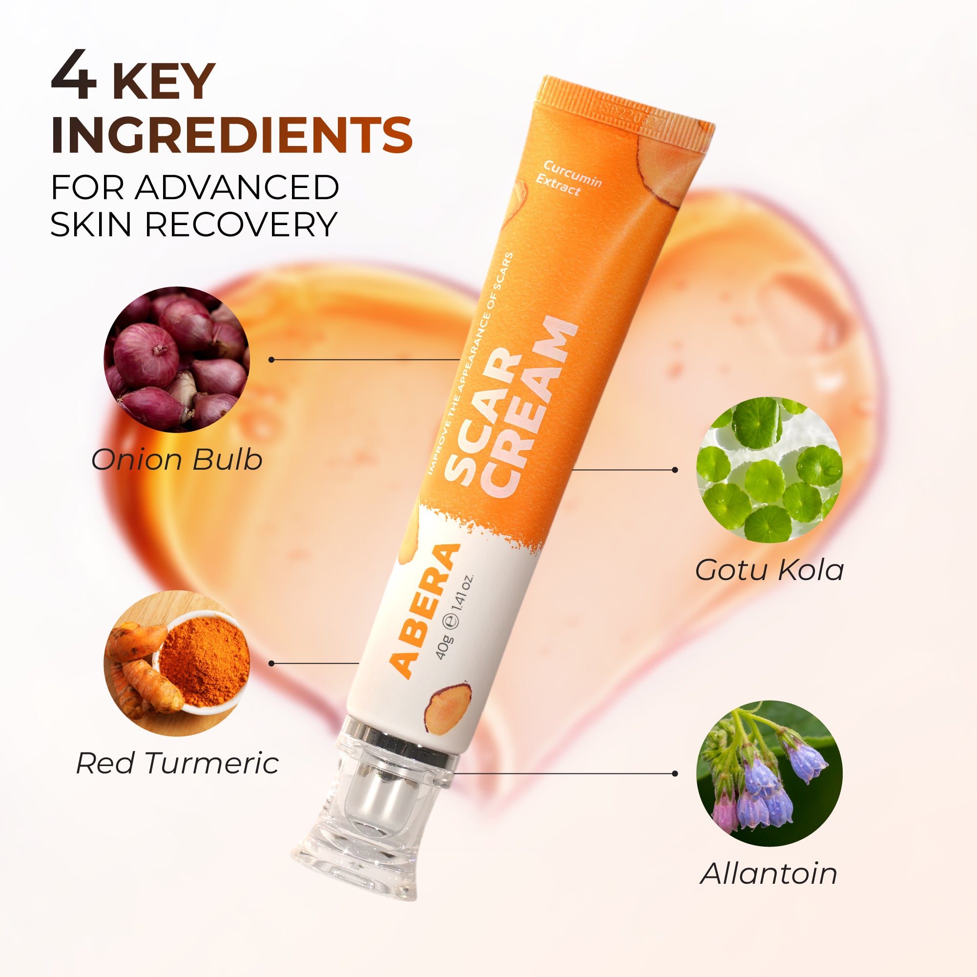 ABERA Red Turmeric Scar Removal Cream (Premium Version) 40ml