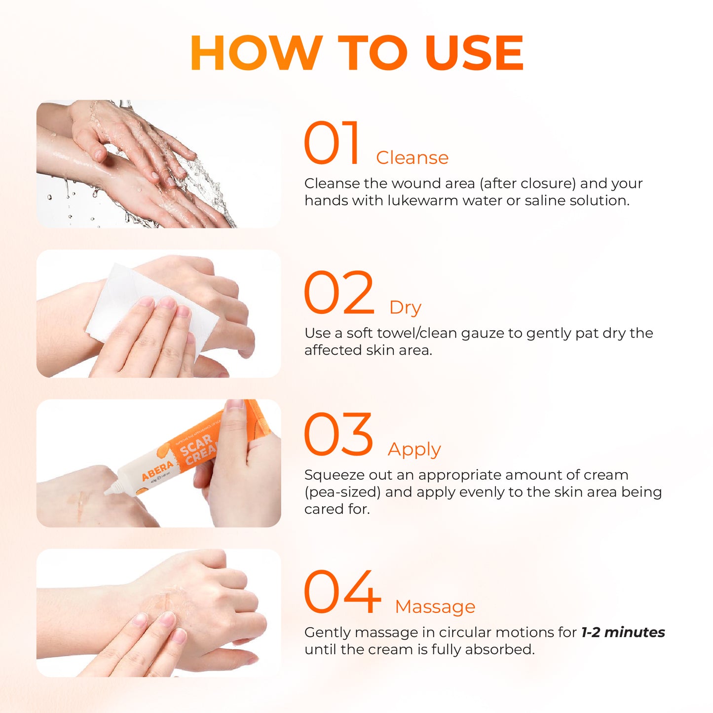 ABERA Red Turmeric Scar Removal Cream (Premium Version) 40ml