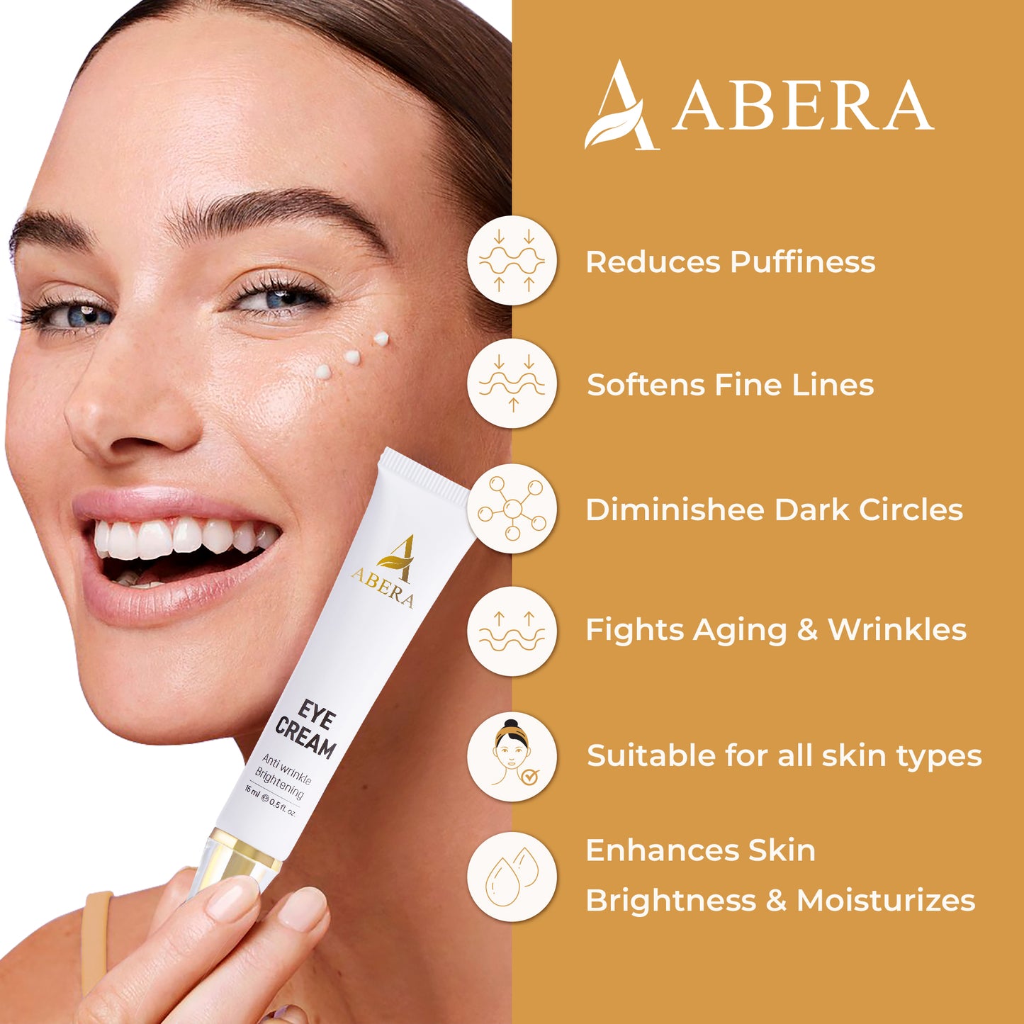 FALL SALE 50%  - ABERA Eye Cream 0.5 FL OZ