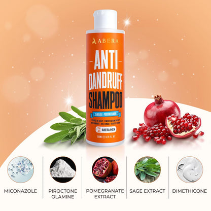 ABERA Anti-Dandruff Shampoo for Stronger Hair & Healthier Scalp