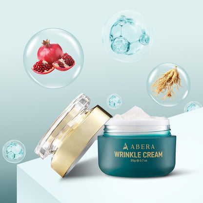 ABERA Anti-Wrinkle Face Cream for Fine Lines & Wrinkles, Hydrating Face Cream for Sensitive Skin, 0.7oz