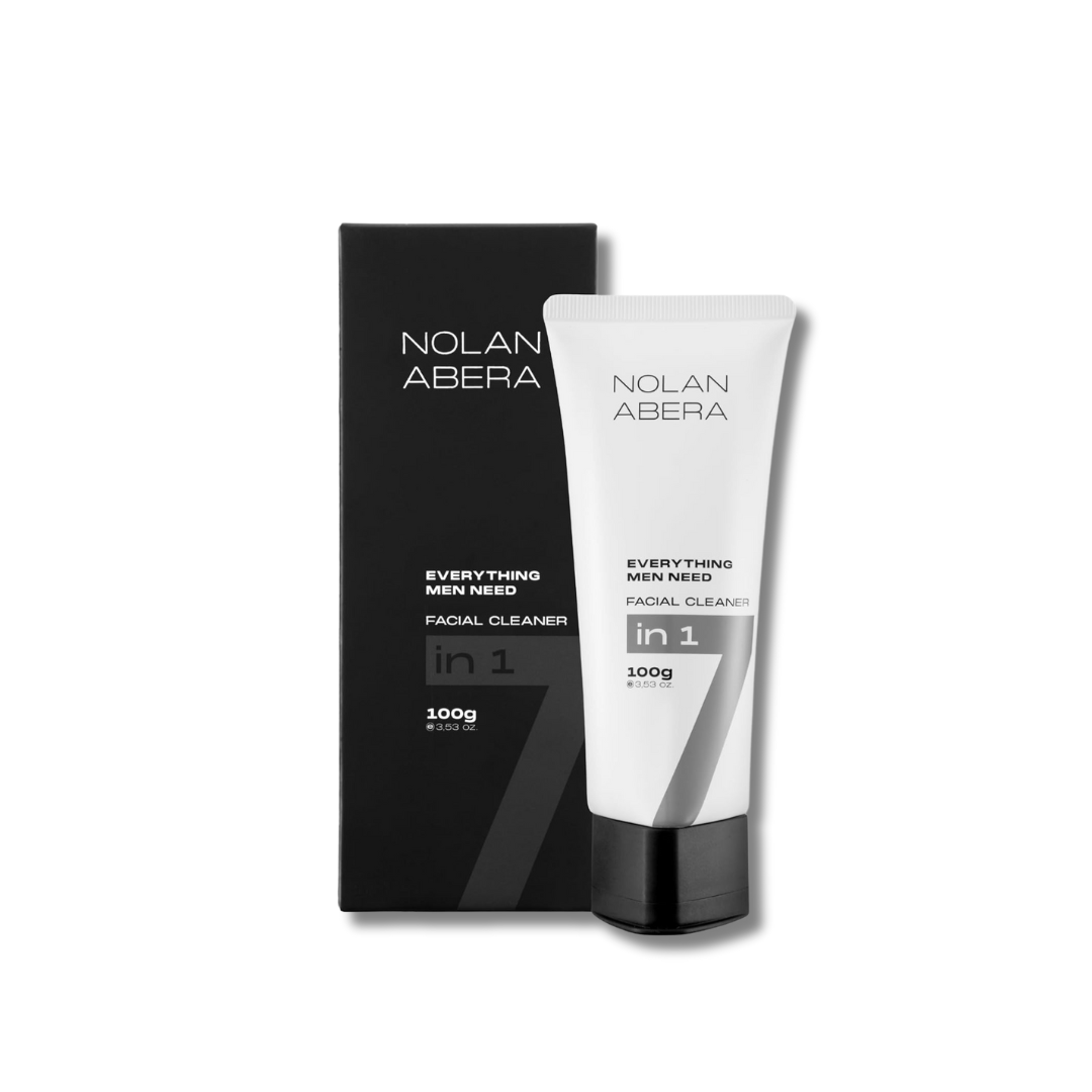 ABERA Nolan Daily Facial Cleanser for Men - Oil Control & Deep Cleansing, 3.53oz