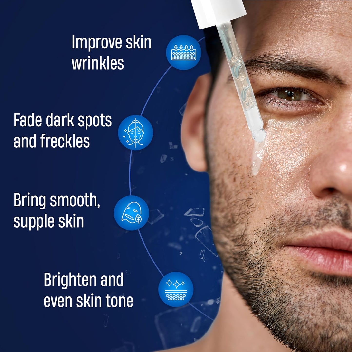 Abera Men Retinol Serum, Anti-Aging Serum For Face, Reduces Dark Spots (0.68 Fl. Oz)