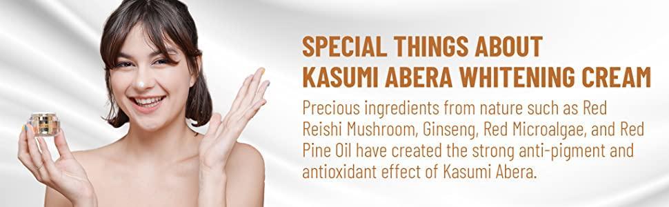 Special Things About Kasumi Abera Brightening Cream